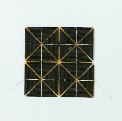 전기연이 개발한 '도심형 고효율 유연 태양광 모듈' 모습. 전기연 제공